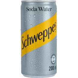 SCHWEPPES SODA WATER 200ML...